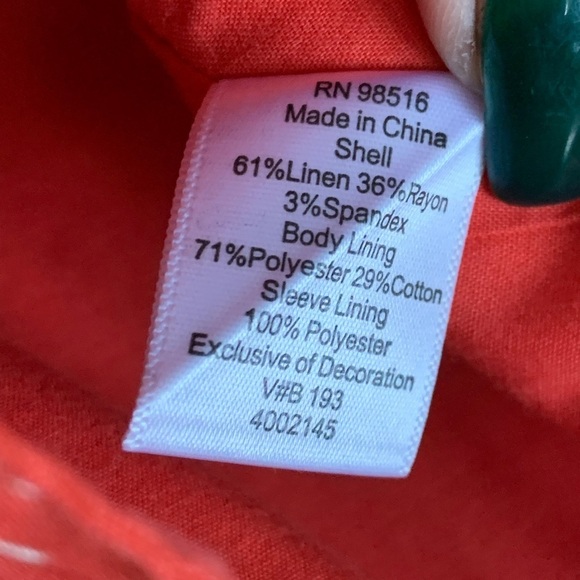 Coldwater Creek Embroidery Blazer - Picture 10 of 11